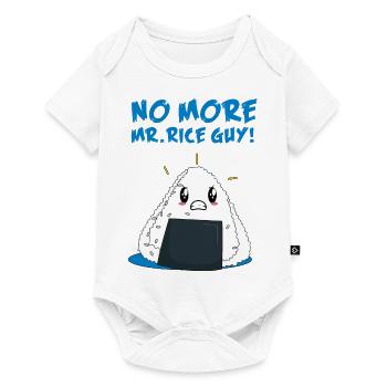Funny No More Rice Guy - Baby Premium Kurzarmbody - Weiß - Vorne