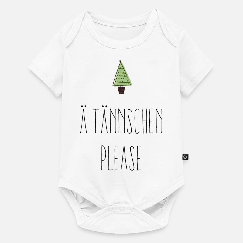 Ä Tännschen please - Baby Premium Kurzarmbody - Weiß