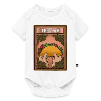 Taco Tortilla Mais Mexiko Essen I Geschenk - Baby Premium Kurzarmbody - Weiß - Vorne