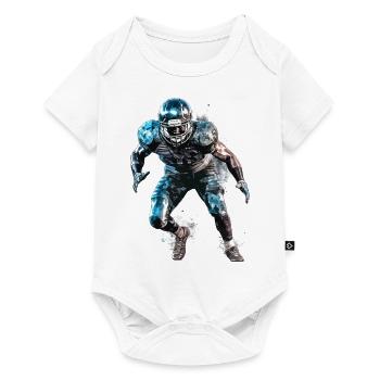 Joueur de football américain USA Sport Splash - Body à manches courtes Premium Bébé - blanc - Devant