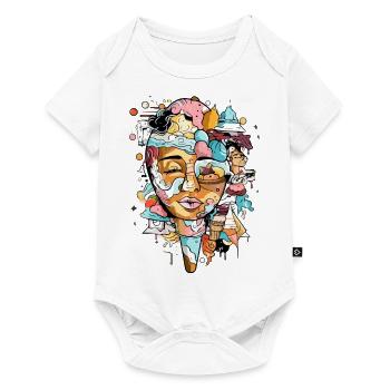 Jelly the ice cream - Baby Premium short-sleeve bodysuit - white - Front