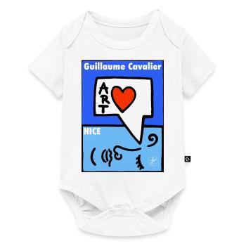 Art Love - Baby Premium short-sleeve bodysuit - white - Front