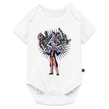 Marionette Politik - Baby Premium Kurzarmbody - Weiß - Vorne