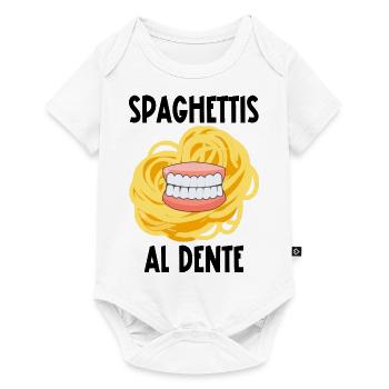 spaghettis al dente - Body à manches courtes Premium Bébé - blanc - Devant