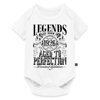 Vintage Born One Month 1926 Birthday - Baby Premium short-sleeve bodysuit - white - Front