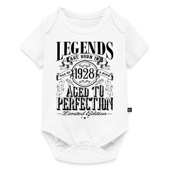 Vintage Born One Month 1928 Birthday - Baby Premium short-sleeve bodysuit - white - Front