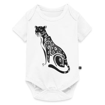 Majestätischer Dschungel-Panther Kunst für - Baby Premium Kurzarmbody - Weiß - Vorne