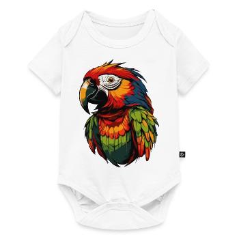 parrot - Baby Premium short-sleeve bodysuit - white - Front