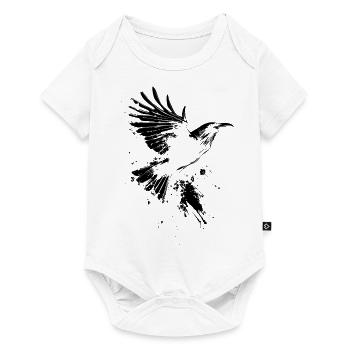 Black Raven Goth - Baby Premium short-sleeve bodysuit - white - Front