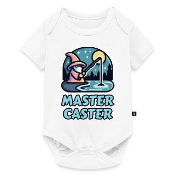 Maître lanceur Fantasy Pêche - Body à manches courtes Premium Bébé - blanc - Devant