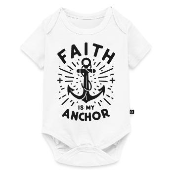 Faith is My Anchor - Baby Premium short-sleeve bodysuit - white - Front