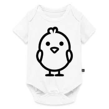 poussin - Body à manches courtes Premium Bébé - blanc - Devant