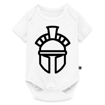 Sparta Guerrier Spartan - Body à manches courtes Premium Bébé - blanc - Devant