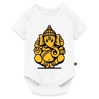 Ganesha Elephant No.04.2_2c - Body à manches courtes Premium Bébé - blanc - Devant