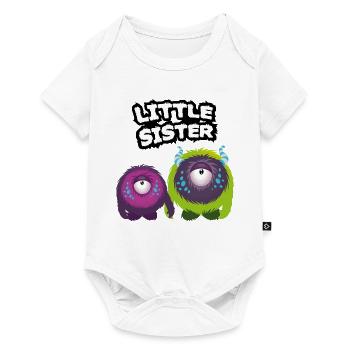 Little Sister Monster - Baby Premium short-sleeve bodysuit - white - Front