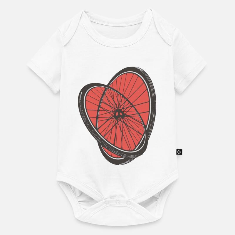 C'est Amore - Body à manches courtes Premium Bébé - blanc