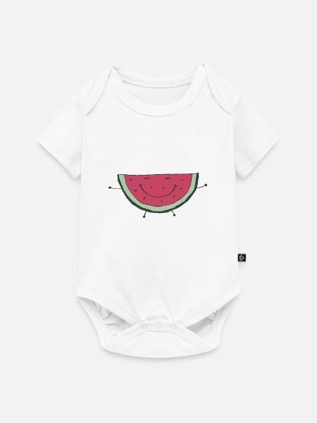 melon d'eau - Body à manches courtes Premium Bébé - blanc