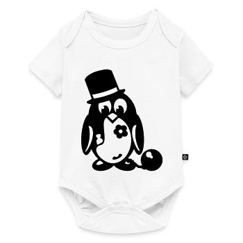 penguin bachelor - Baby Premium short-sleeve bodysuit - white - Front