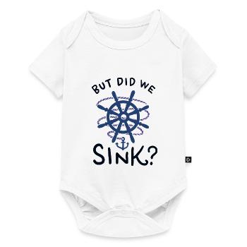 Bateau voile cadeau de capitaine - Body à manches courtes Premium Bébé - blanc - Devant