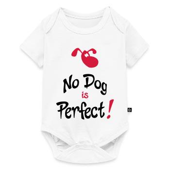 humorous dog - Baby Premium short-sleeve bodysuit - white - Front