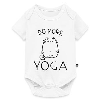 Yoga - Baby Premium Kurzarmbody - Weiß - Vorne