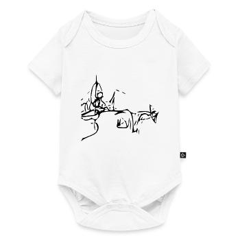 Abstract design - Baby Premium short-sleeve bodysuit - white - Front
