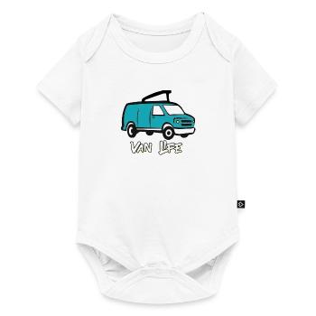 Van life / Nomadlife VANLIFER NOMADS - Body à manches courtes Premium Bébé - blanc - Devant