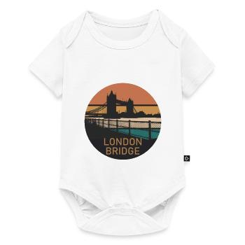 London Bridge Retro Sunset - Body à manches courtes Premium Bébé - blanc - Devant