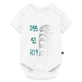 Auto / 255 50 R19 / Tuning / Motorsport / turquoise - Body à manches courtes Premium Bébé - blanc - Devant