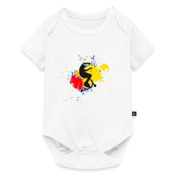 freestyle scooter - Baby Premium short-sleeve bodysuit - white - Front