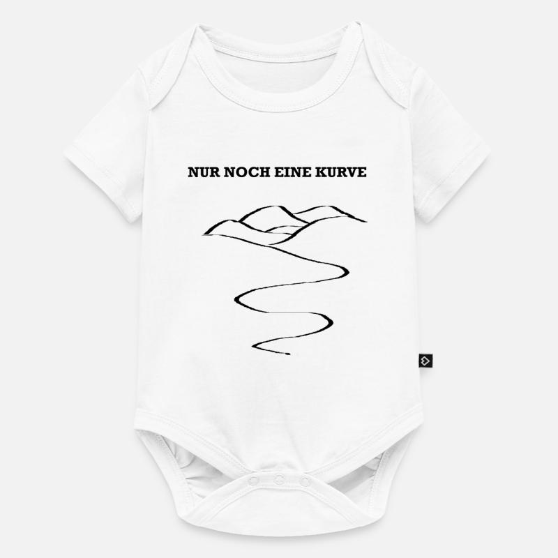 Nur noch eine Kurve - Baby Premium Kurzarmbody - Weiß
