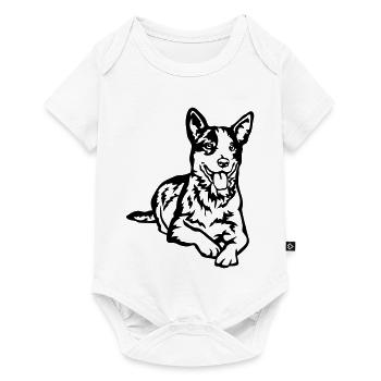 Bouvier australien - Body à manches courtes Premium Bébé - blanc - Devant