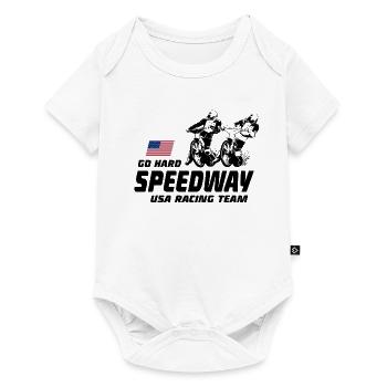 Speedway - Motorcycle Speedway - Body à manches courtes Premium Bébé - blanc - Devant