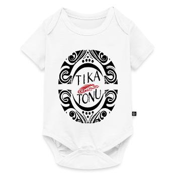 Tika Tonu Maori Design - Maori T-Shirt - Baby Premium short-sleeve bodysuit - white - Front