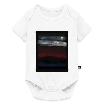 Le style Rothko en couleurs numériques - Body à manches courtes Premium Bébé - blanc - Devant