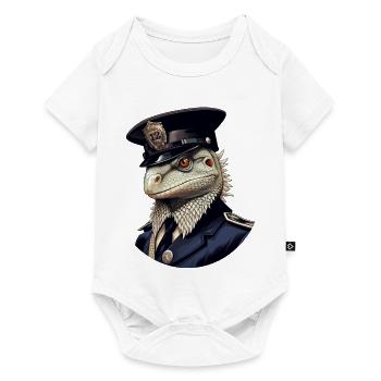 Police Lizards - Baby Premium short-sleeve bodysuit - white - Front