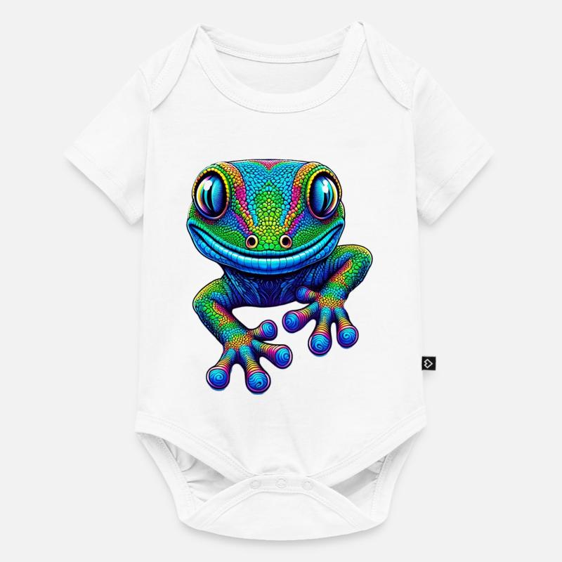 Gecko - Body à manches courtes Premium Bébé - blanc