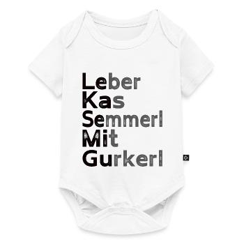 Austrian / Bavarian Liver Casserole Gherkins - Baby Premium short-sleeve bodysuit - white - Front