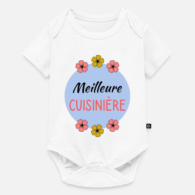MAMIE - Body à manches courtes Premium Bébé - blanc