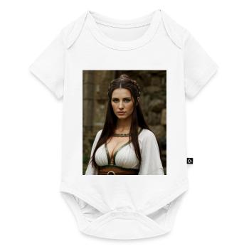 Keltiberische Frau - Baby Premium Kurzarmbody - Weiß - Vorne