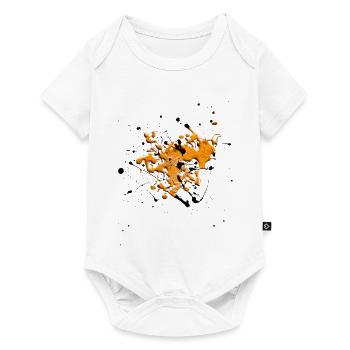 Orange.Splash - Baby Premium short-sleeve bodysuit - white - Front