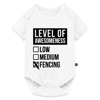 Fencing - Baby Premium short-sleeve bodysuit - white - Front
