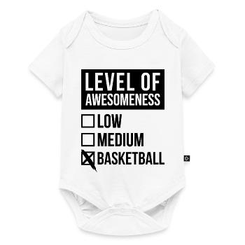 basket-ball - Body à manches courtes Premium Bébé - blanc - Devant