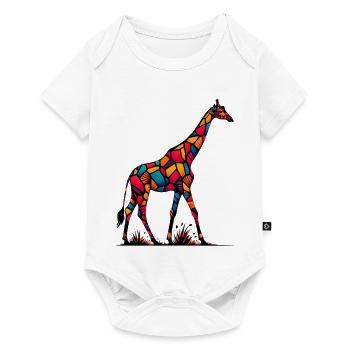 Girafe - Body à manches courtes Premium Bébé - blanc - Devant