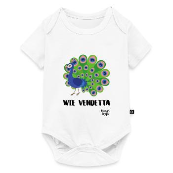 Pfau wie Vendetta - Baby Premium Kurzarmbody - Weiß - Vorne