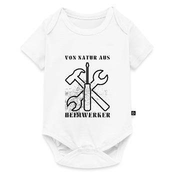 Do-it-yourselfers by nature – tool design - Baby Premium short-sleeve bodysuit - white - Front