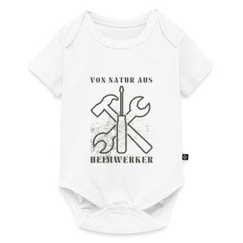 Do-it-yourselfers by nature – tool design - Baby Premium short-sleeve bodysuit - white - Front