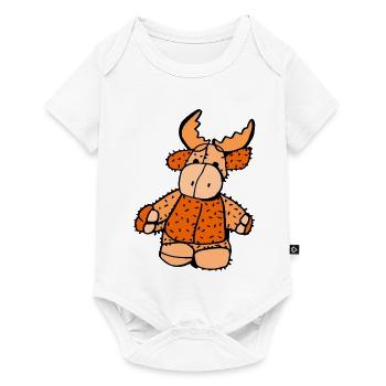 Bouton Elchi - Body à manches courtes Premium Bébé - blanc - Devant