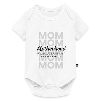 Motherhood – Tiny Rebel, Big Feelings Mom Design - Baby Premium short-sleeve bodysuit - white - Front