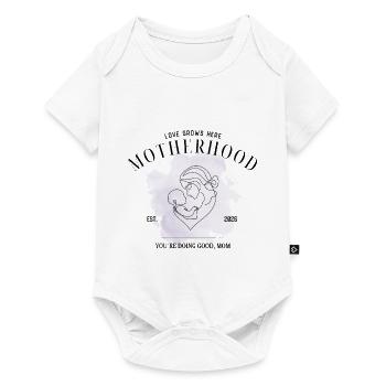 Motherhood EST 2026 – You're Doing Good Mom - Baby Premium short-sleeve bodysuit - white - Front